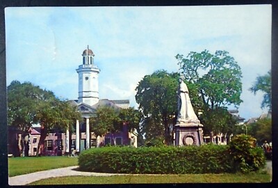 Governments Square Monument, UNESCO Center, Paramaribo Surinam, Abbott Labs