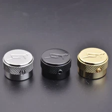 4×Stainless Steel Bass/Guitar Arrow-G Locking Control Knobs Fits Gretsch