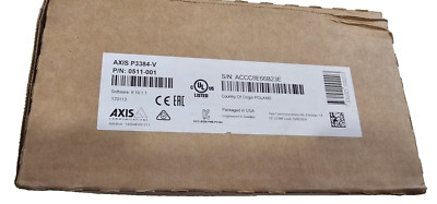 Axis Communications 0511-001 P3384-V Network Surveillance Camera, White