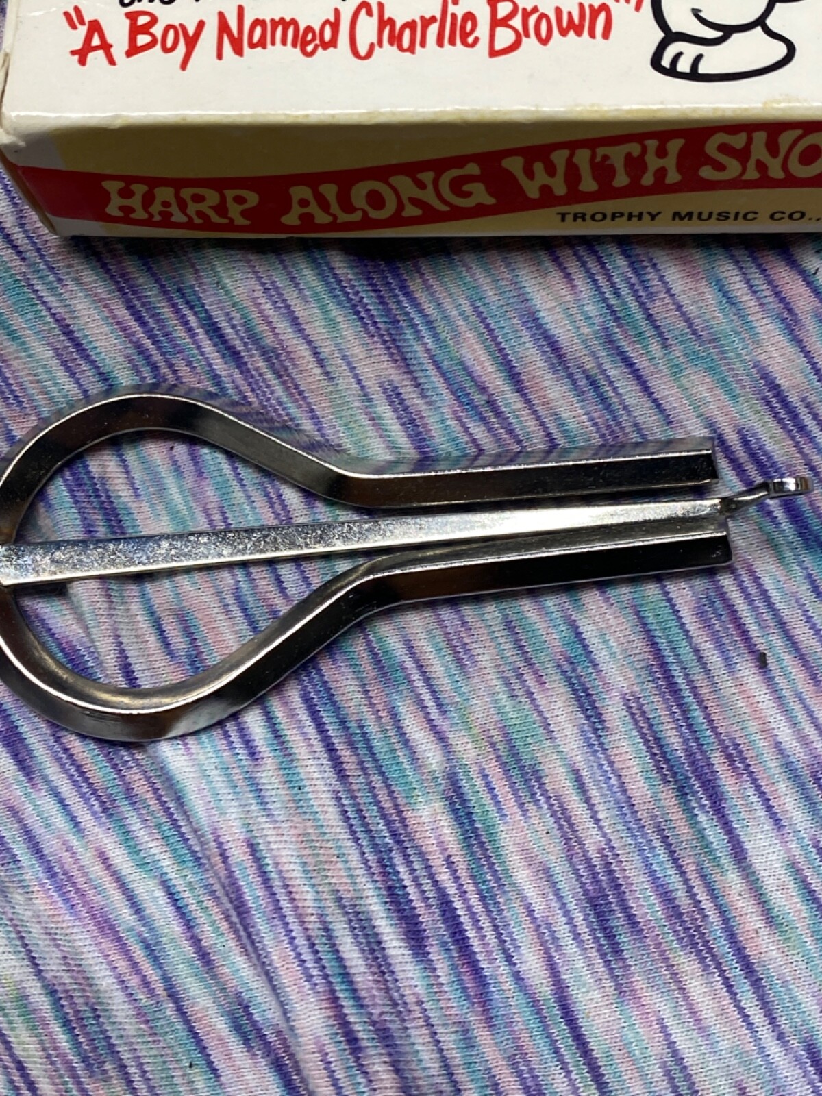 1969 Snoopy's Harp & Box "A Boy Named Charlie Brown" Movie Trophy Music