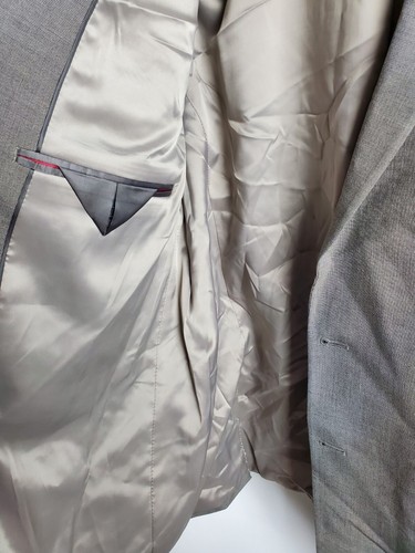 Van Heusen Uomo 46 R Slim Fit Flex Elasticizzato Antirughe Marrone Chiaro Tic - Foto 10 di 17