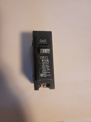 Eaton BR115 Plug-In Circuit Breaker, Single Pole, 15 Amps, 120/240VAC - Foto 10