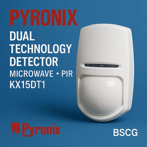 Pyronix DUAL TECHNOLOGY DETECTOR MICROWAVE + PIR KX15DT1 PYRONIX HIKVISION