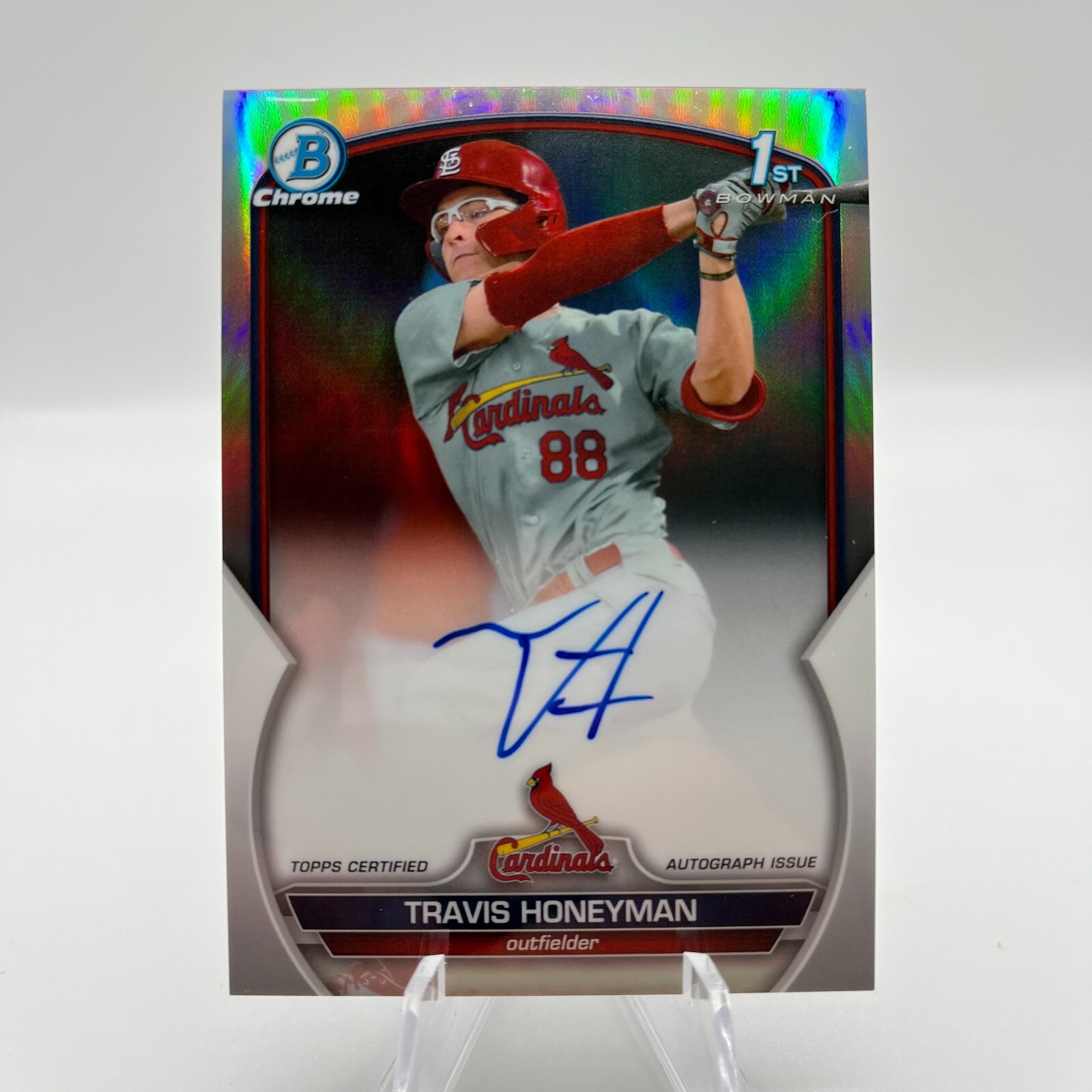 2023 Bowman Draft Chrome Prospect Refractor /499 Travis Honeyman Auto #CDA-TH