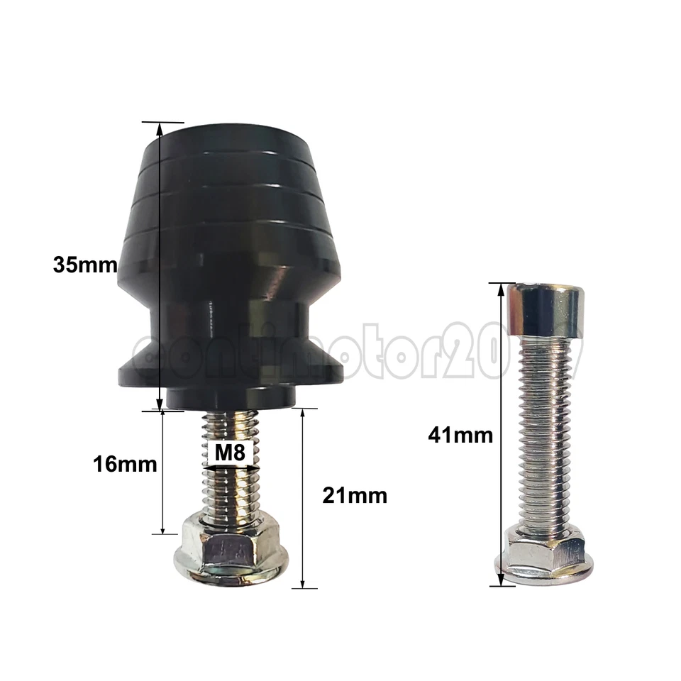 2Pcs 62mm Springs with 1pcs Bolt Steel Scooter Motorcycle Exhaust Pipe Muffler - Image 4 of 4