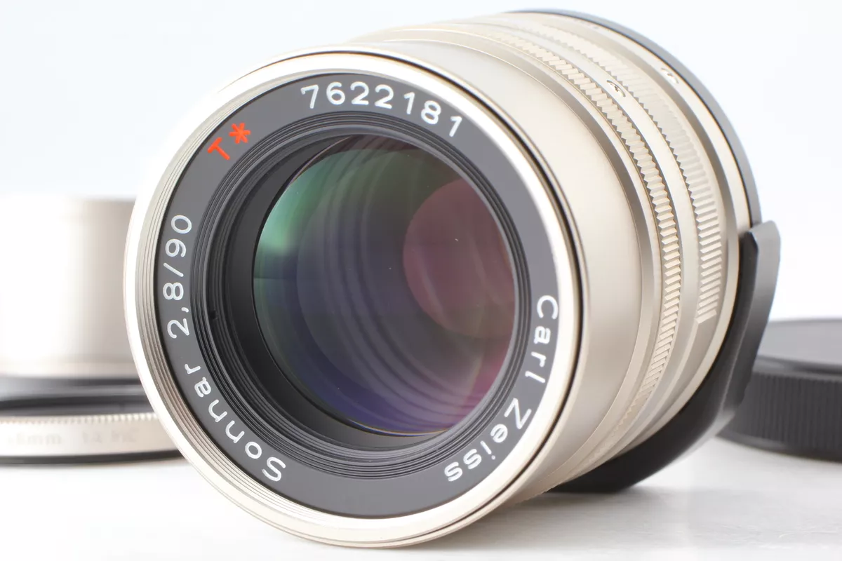 【Top MINT】Contax Carl Zeiss Sonnar T* 90mm f2.8 AF Lens For G1 G2 From JAPAN
