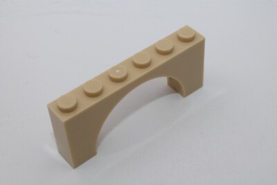 Lego 10x Bogenstein 1x6x2 arch 15254 beige tan