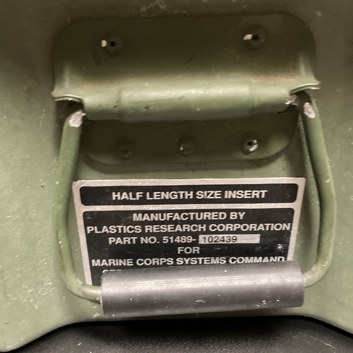 Military plastic research corp Marine coprs shipping container - Picture 3 of 12