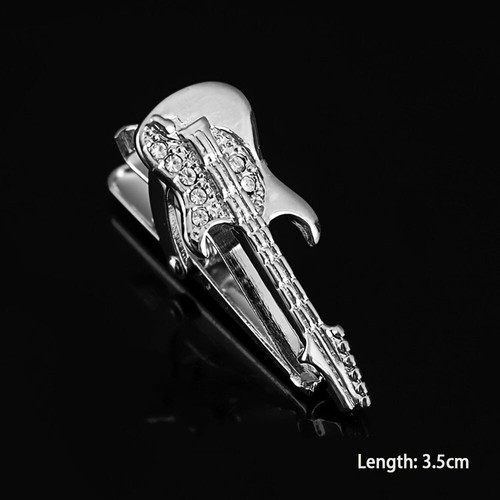 Men's Fashion Silver Gold Tie Necktie Pin Clip Bar Steel Clasp Wedding Jewelry - Picture 40 of 72