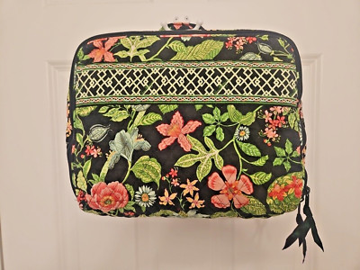 Vera Bradley Botanica Zippered Cosmetic Case/Organizer/Tote - GUC