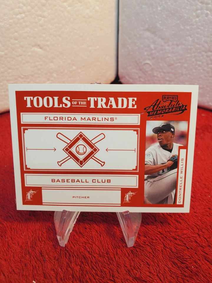 2004 Absolute TOOLS OF THE TRADE #/200 Dontrelle Willis Florida Marlins - Image 2 of 3