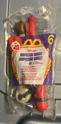 Vintage McDonald s 1999 Kids Meal Toy Disney Inspector Gadget #6 Arm Squirter
