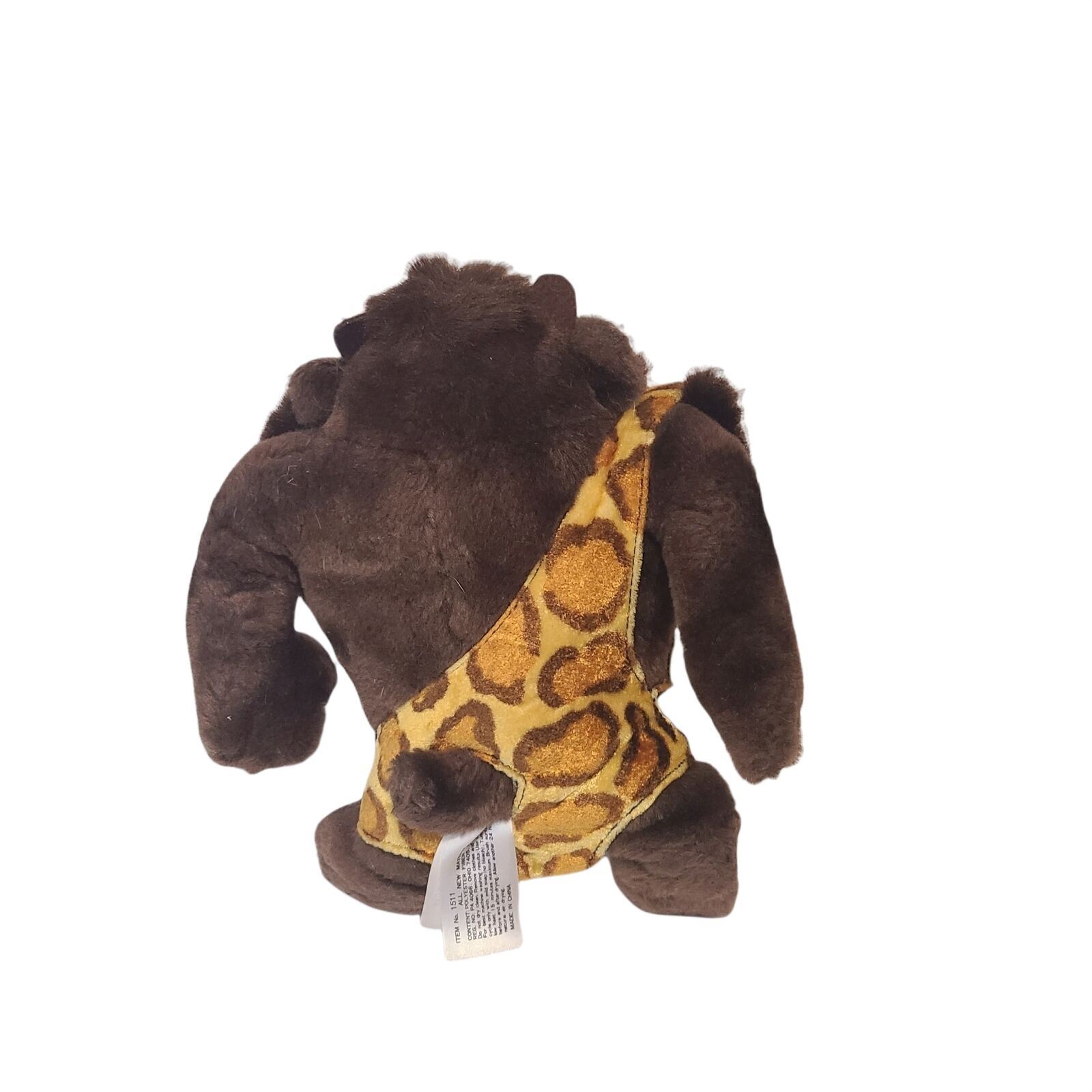 24K Mighty Star Warner Bros TASMANIAN DEVIL Taz Doll Plush 8.5'' 1993 Vintage