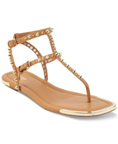 Zapato para mujer DKNY talla 6,5 (mujeres EE. UU.) Hadi sandalias planas marrón - Imagen 1 de 4