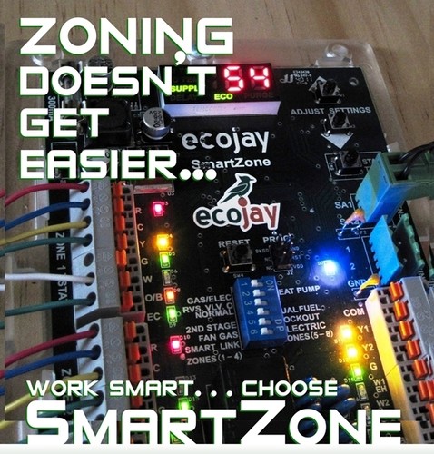 HVAC Zone Control Panel SmartZone-2X 2 Zone damper control universal replacement - Picture 8 of 8