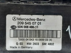 2095450701 1106635 Fuse 151565 MERCEDES CLASS C 270 CDI 203.016