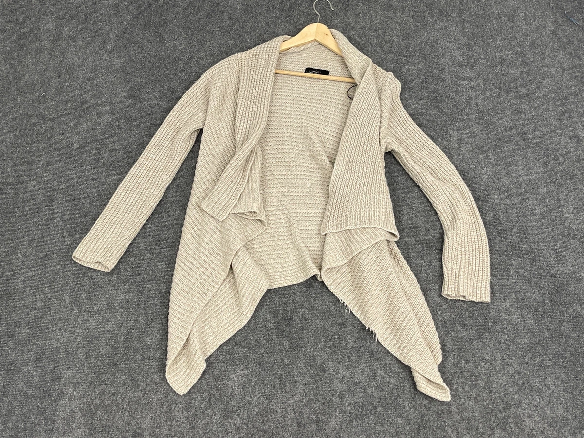 Draped open front hotsell cardigan forever 21