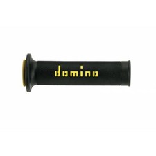 DOMINO Motorcycle Grips A010 BLACK YELLOW A01041C4740B7-0