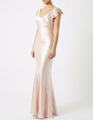 ruffle maxi dress uk