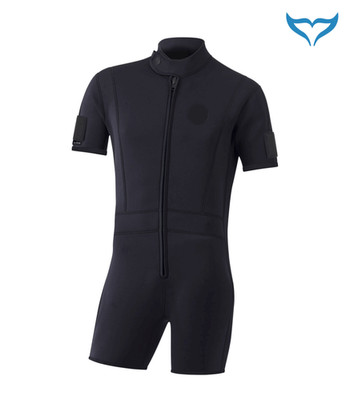 Poseidon Black Line Mission Suit Shorty 1,5 mm L XL XXL Neopren Kevlar schwarz N