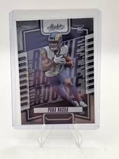 2023 Panini Absolute Puka Nacua #189 Los Angeles Rams Rookies Black Rookie Card