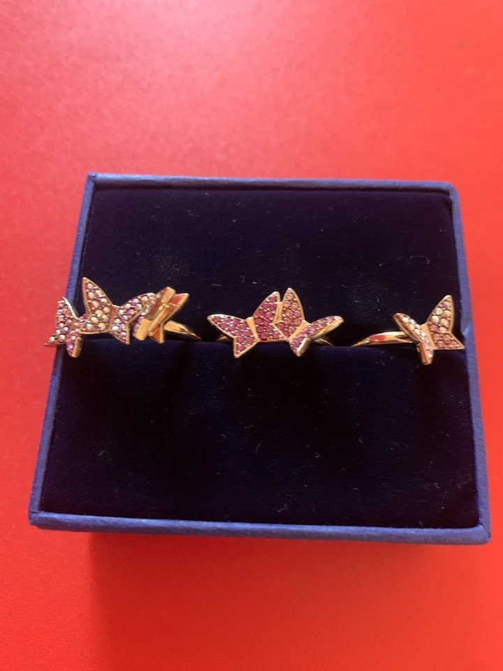 SWAROVSKI Idyllia BUTTERFLY RING SET 5636416 Lillia SIZE 60 new + gift bag💕💕 - Image 4 of 4