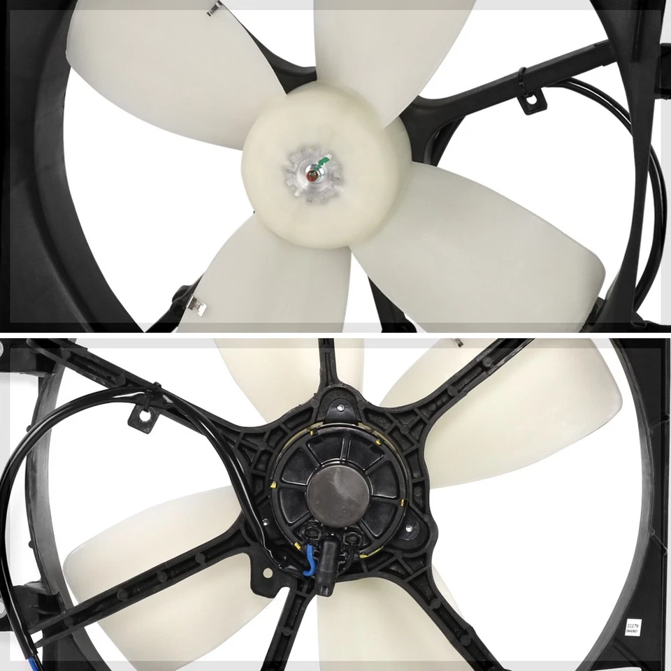 Conjunto de ventilador de refrigeración de radiador estilo OE para motor 93-97 Mazda 626/MX-6 2,0 L MT Foto 3 de 4