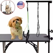 Pet Grooming Arm with Clamp Adjustable Bracket for Dog Cat Grooming Table Stand