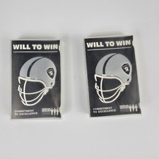 Vtg 1983 Raiders “Will to Win” Cassette Tape Football Promo NFL Rare Lot Of 2