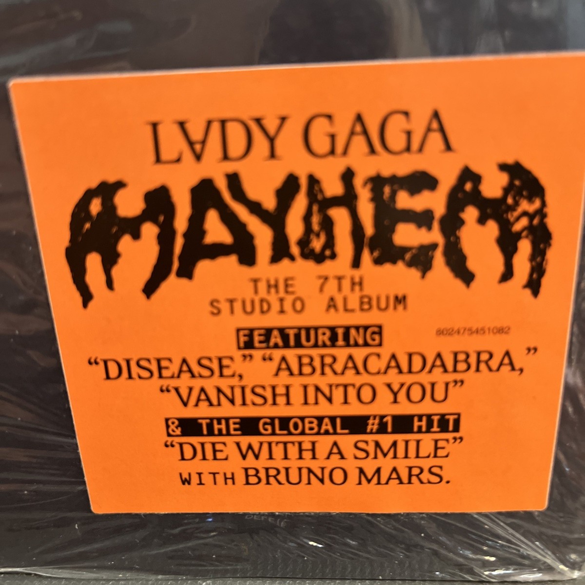 Lady Gaga MAYHEM LIMITED EDITION 180g Vinyl 2xLP Etched, Poster | eBay