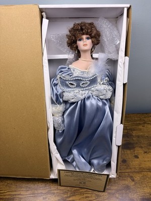 Destiny Dolls Lady Caroline Porcelain Doll By Anne L. Dolan With Box Mask COA