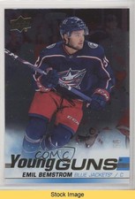 2019-20 Upper Deck Young Guns Silver Foil Emil Bemstrom #455 READ 1p2j