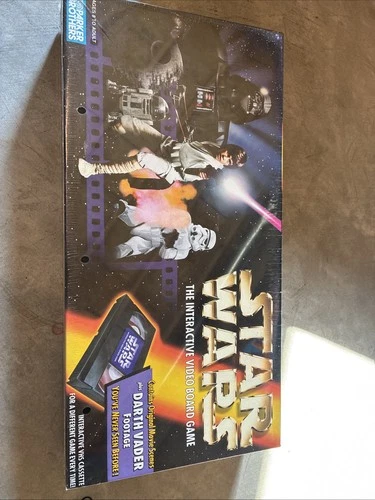 Vintage COMPLETE 1996 Star Wars The Interactive VHS Video Board Game Parker Bros
