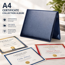 US Citizenship Naturalization Certificate Holder Protective PU Leather Case New
