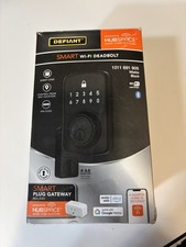 Defiant Smart Wi-Fi Deadbolt Matte Black 1011 691 905