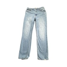 Abercrombie  Fitch Jeans Women 28/6R Light Wash The Skinny High Rise Distressed