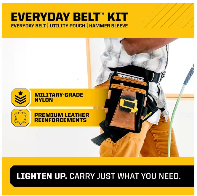 FIRM GRIP Build-A-Rig Everyday Belt Kit Includes Utility Pouch and Hammer Sleeve - Image 3 of 4