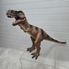 Large Toys R Us Dinosaur 2011 Soft Rubber T-Rex Maidenhead 14" T 21" L Jurassic
