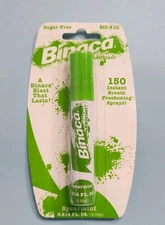 (1) Binaca AEROblast - 150 Instant Breath Freshening Sprays~Spearmint~ 0.214 oz