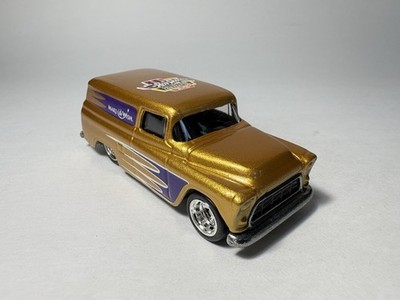Loose Hot Wheels 55 Chevy Panel from 26th Collectors Convention. Real Riders 