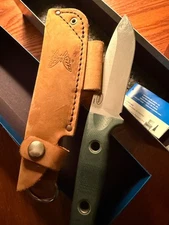 Benchmade 162 Bushcrafter  With Sheath S30V Sibert Design Free Shipping