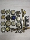 PARTS REPAIR Vintage Watch Lot 23 Watches AS IS Doxa Waltham Timex Bulova Seiko