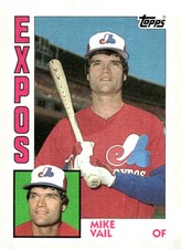 1984 Topps #766 Mike Vail