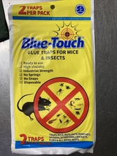 Blue-Touch Strong Rats Glue Traps for Mouse, Mice  Snakes Crawling Pests BULK 
