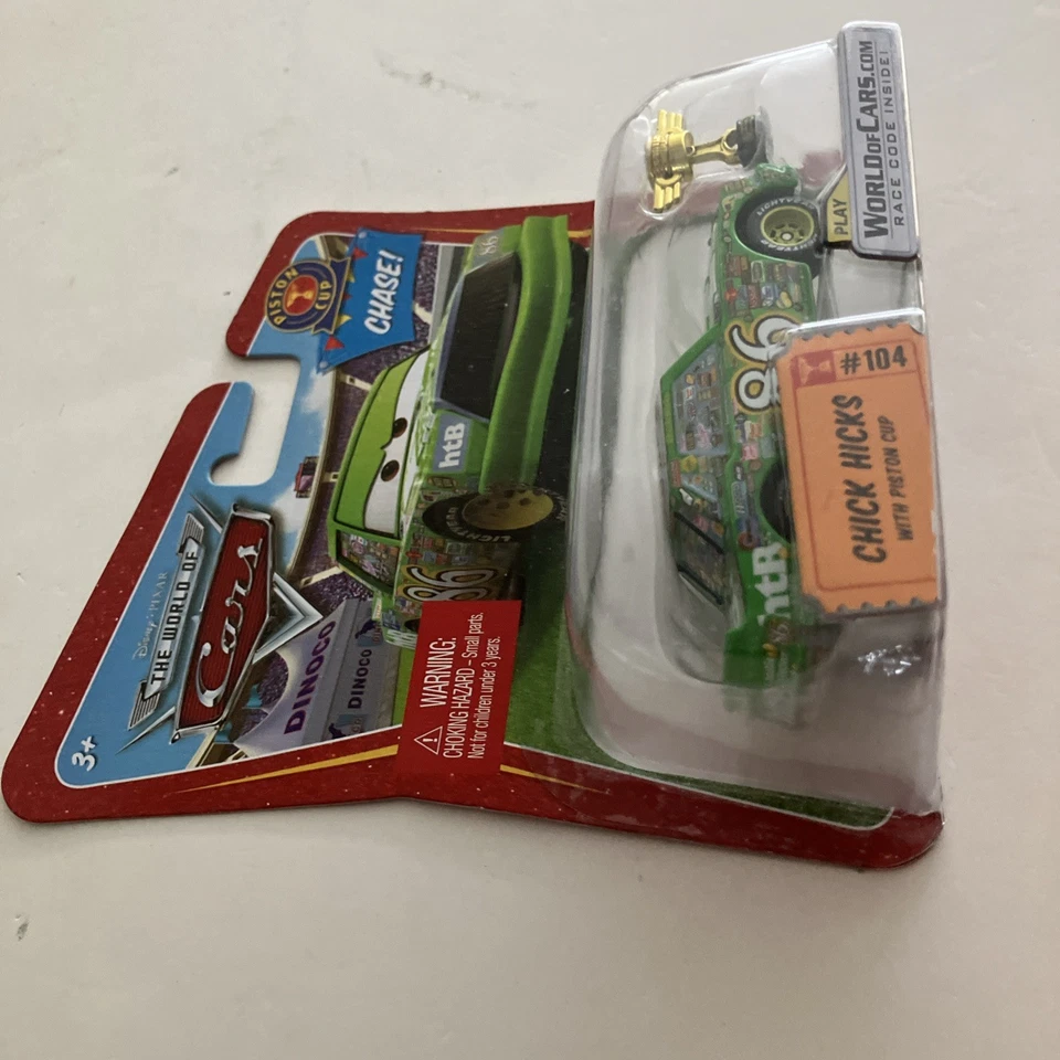 Disney Pixar Cars Chase Chick Hicks With Piston Cup - Image 4 of 4