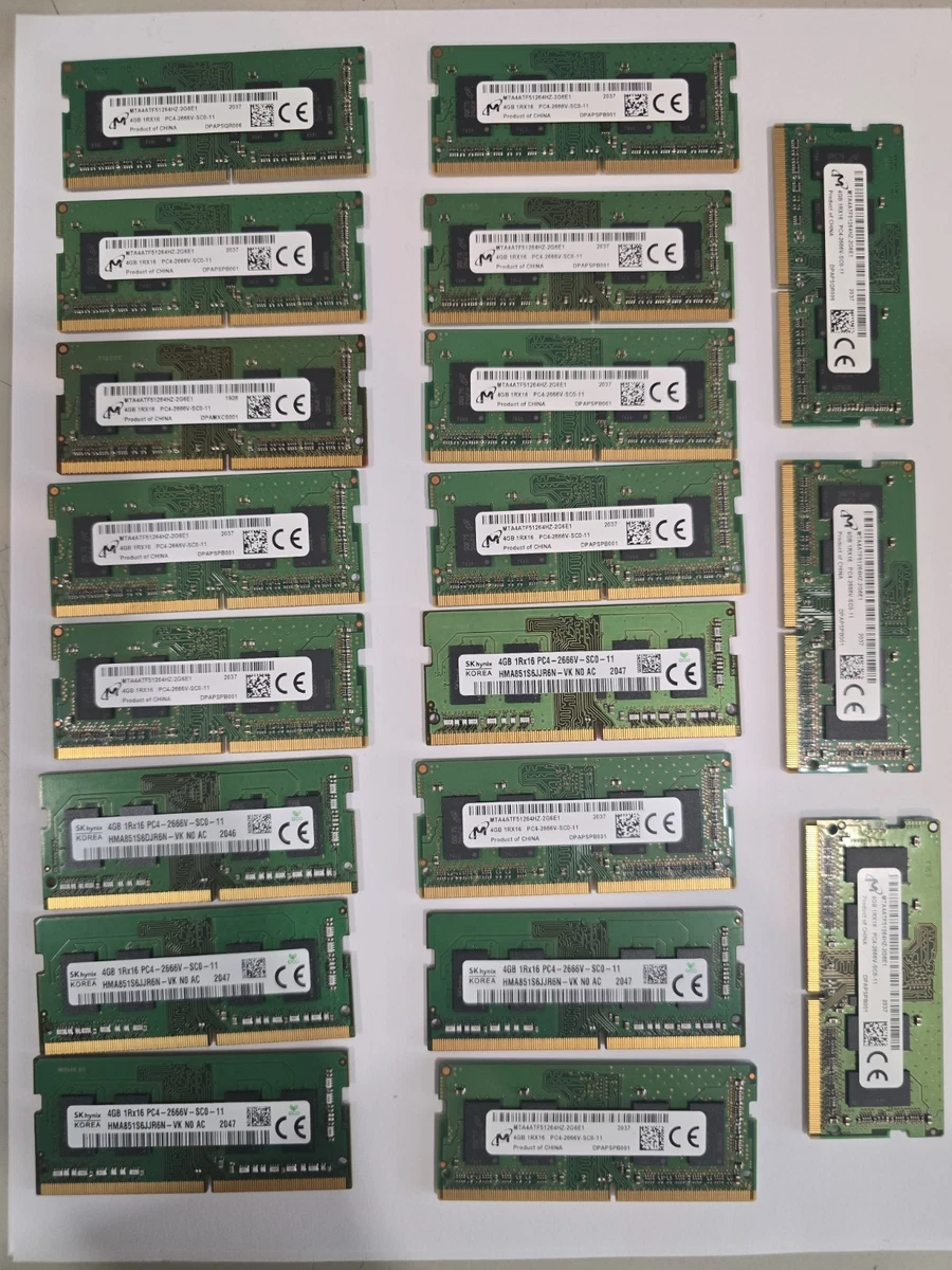 Samsung DDR4 SDRAM 4 GB Capacity per Module Memory (RAM) for sale
