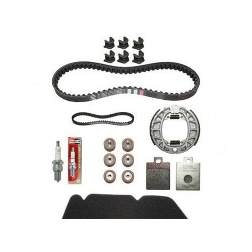 Kit entretien Piaggio Zip 2T Vespa LX 50 pièces variateur courroie filtre 1R000400