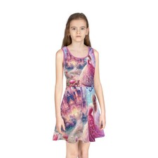 Fairy Sundress, Girls' Fairy Costume, Sleeveless Fairy Dress, Flower Girl Dress,