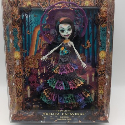 Monster High Puppe Howliday Skelita Calaveras Dia de los Muertos Mattel NEU 2024