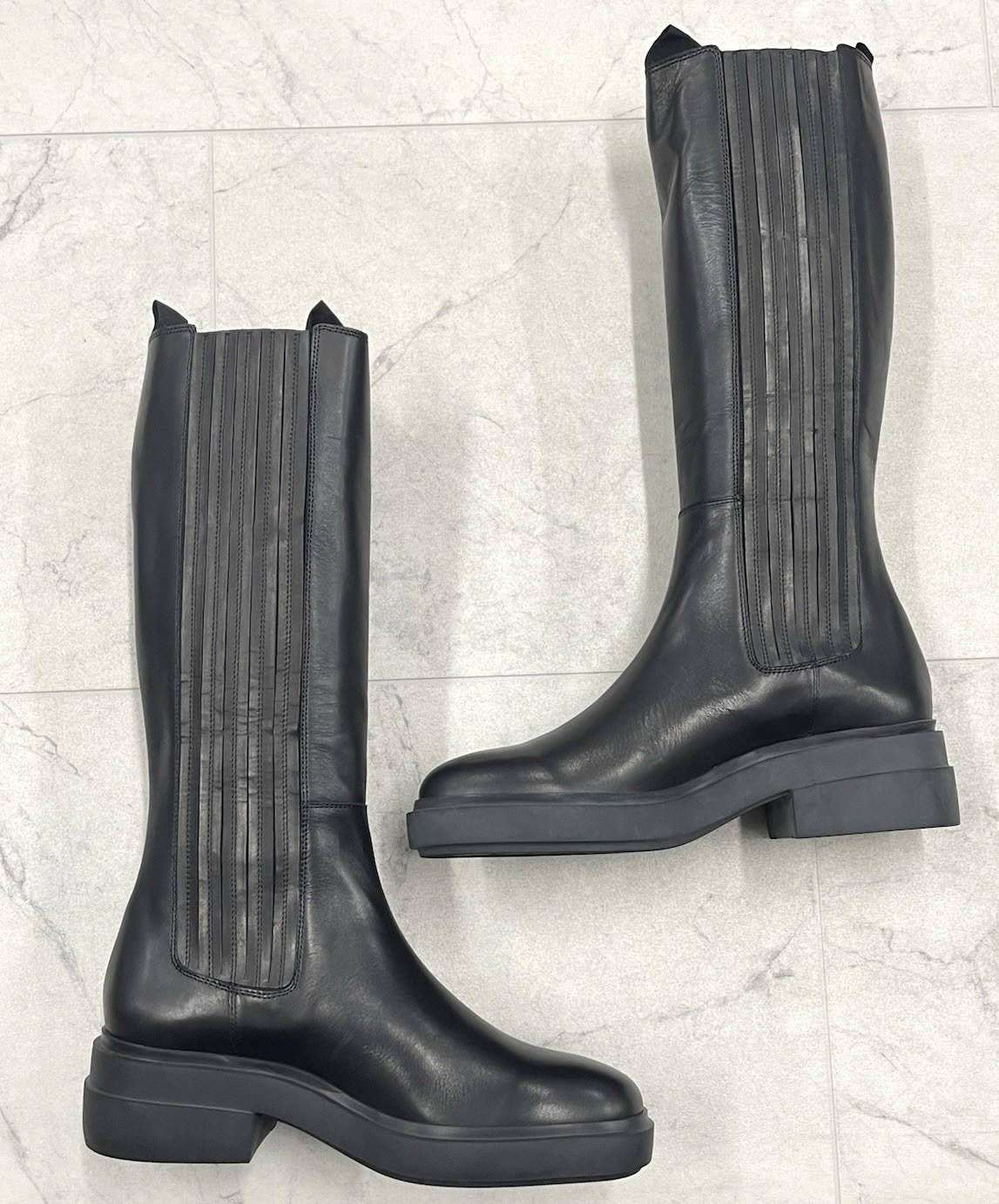 NIB Vic Mate Knee High Leather boots In Black Size: 41 (US 11) image 5